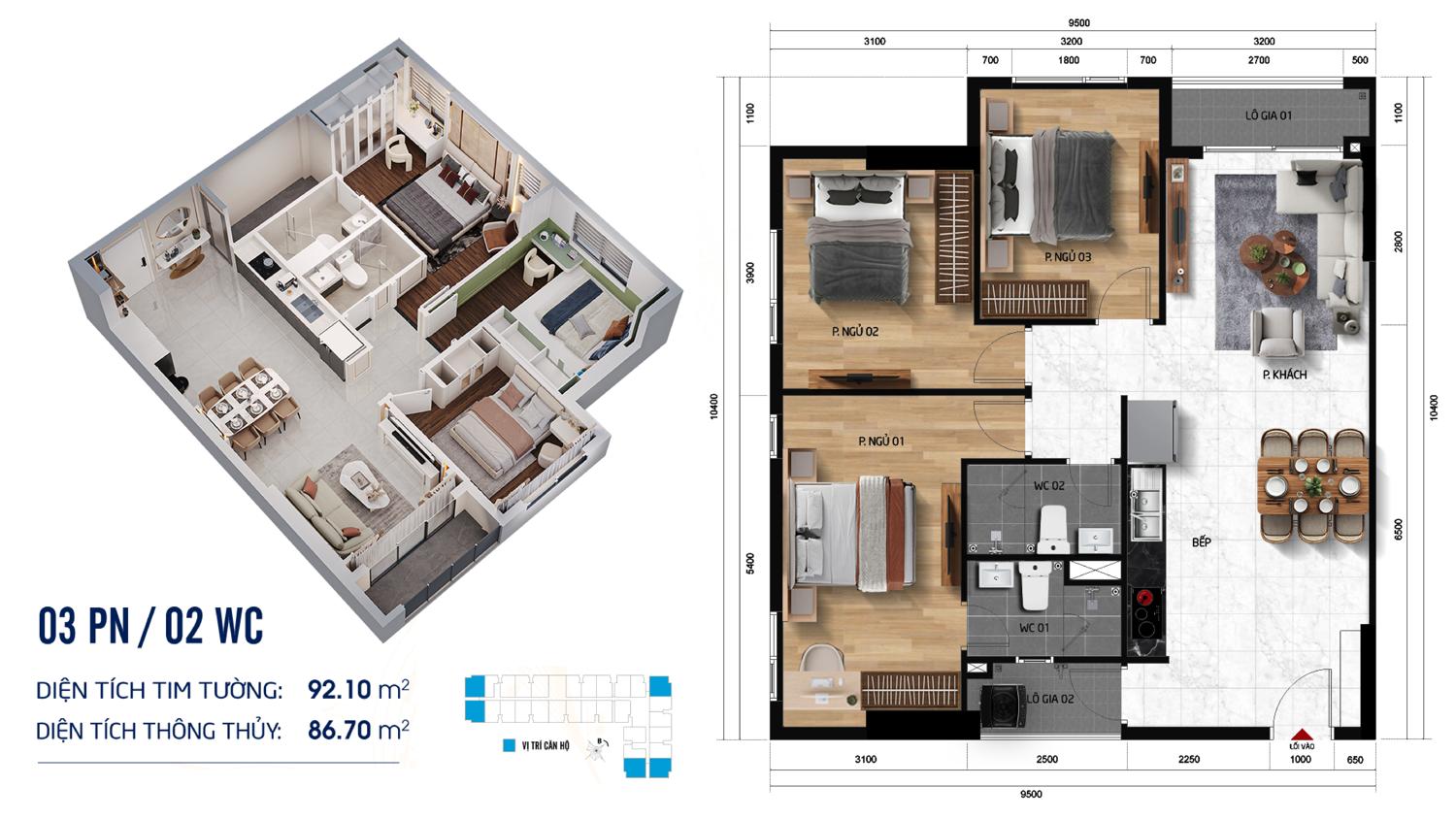 Mặt bằng & thiết kế Symlife